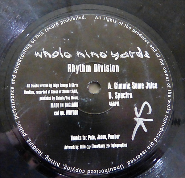 Rhythm Division : Gimme Some Juice (12")