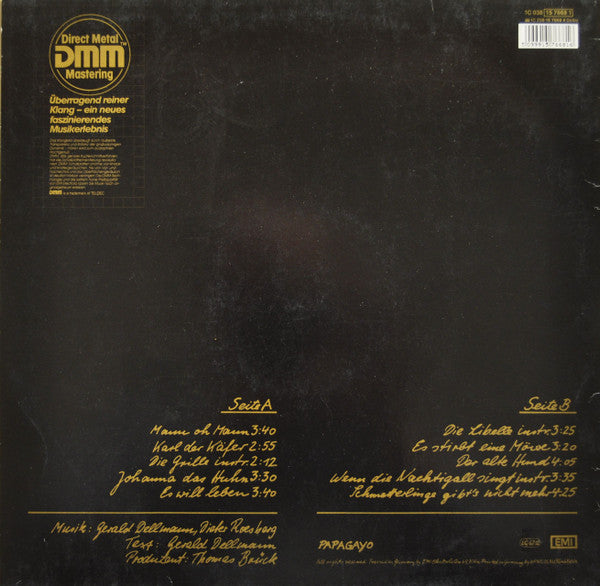 Gänsehaut : Schmetterlinge Gibt's Nicht Mehr (LP, Album, RP)