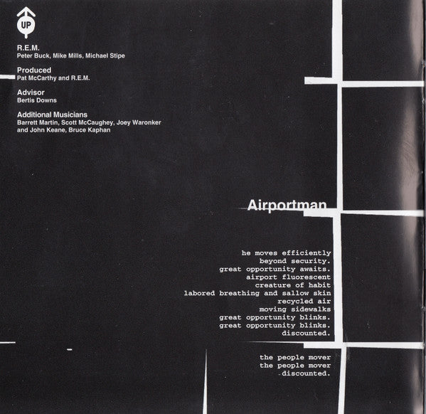 R.E.M. : Up (CD, Album, RP)