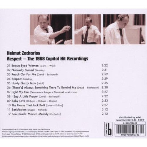 Helmut Zacharias : Respect - The 1968 Capitol Hit Recordings (CD, Comp, RE, Dig)