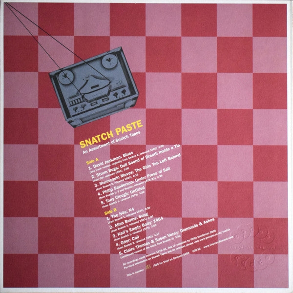 Various : Snatch Paste - An Assortment Of Snatch Tapes (LP, Comp, Ltd, Num)