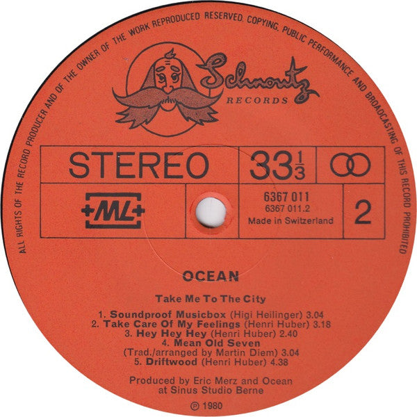 Ocean (31) : Take Me To The City (LP, Album)