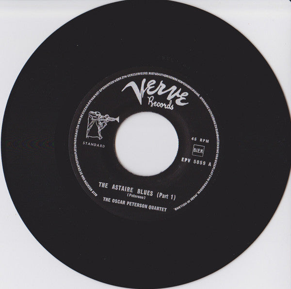 The Oscar Peterson Quartet : The Astaire Blues (Two Parts) (7", Single)
