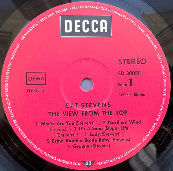 Cat Stevens : The View From The Top (2xLP, Comp)