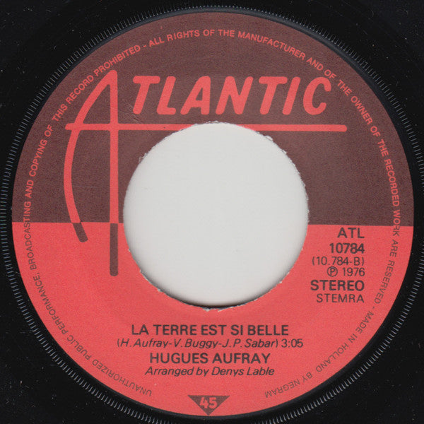 Hugues Aufray : Tchin Tchin (7", Single)