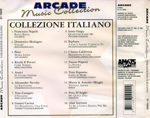 Various : Collezione Italiano (CD, Comp)