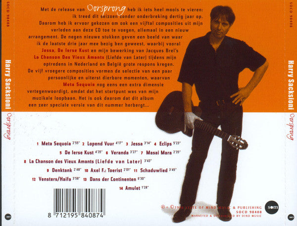 Harry Sacksioni : Oorsprong (CD, Album)