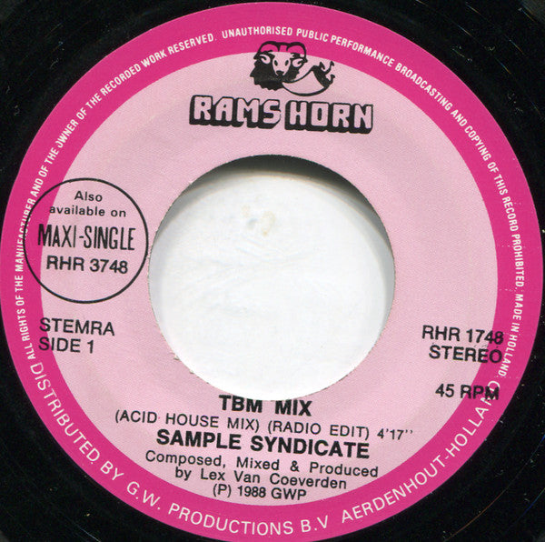 Sample Syndicate : TBM Mix (7", Single)