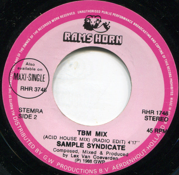 Sample Syndicate : TBM Mix (7", Single)