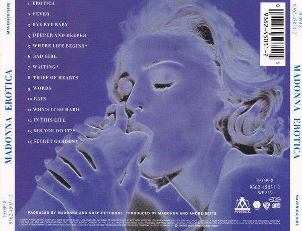 Madonna : Erotica (CD, Album)
