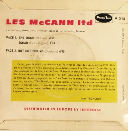 Les McCann Ltd. : The Shout (7", Single)