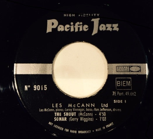 Les McCann Ltd. : The Shout (7", Single)