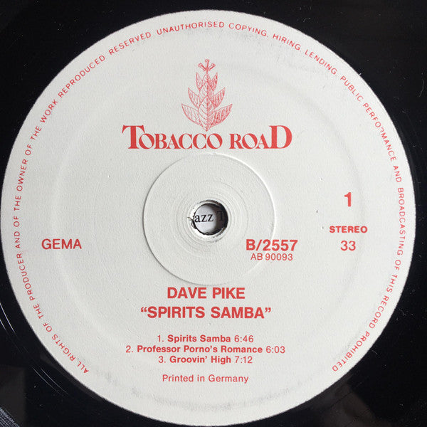 Dave Pike : Spirits Samba (LP, Album)