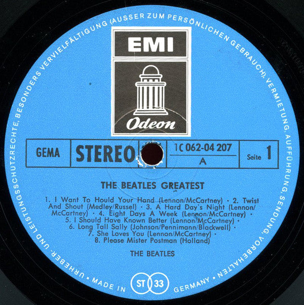 The Beatles : The Beatles' Greatest (LP, Comp, M/Print, RE)
