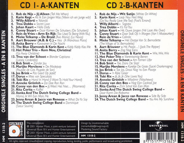 Various : Favorieten Expres 2 (Originele Singles - A En B Kanten) (2xCD, Comp, Enh)