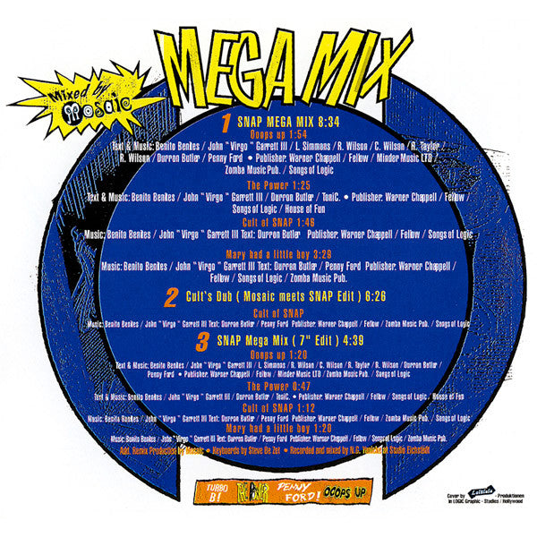 Snap! : Mega Mix (CD, Maxi)