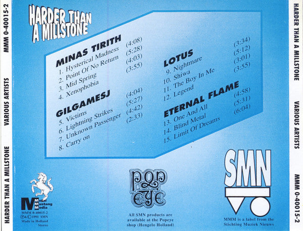 Various : Harder Than A Millstone (CD, Album, Comp)