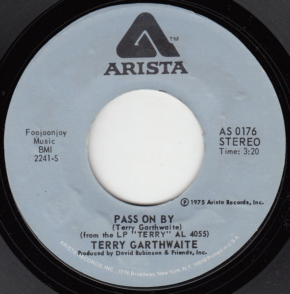 Terry Garthwaite : Slender Thread (7", Single)