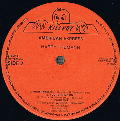 Harry Thumann : American Express (LP, Album)