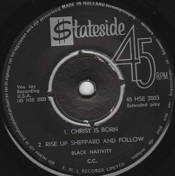 Black Nativity : Black Nativity (7", EP)