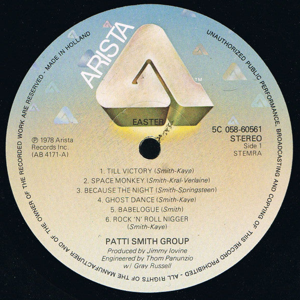 Patti Smith Group : Easter (LP, Album)