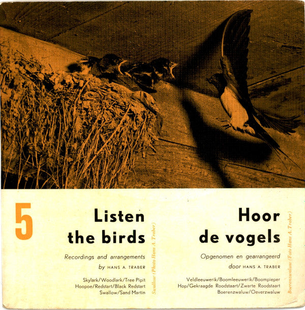 Hans A. Traber : Listen The Birds 5 = Hoor De Vogels 5 (7")