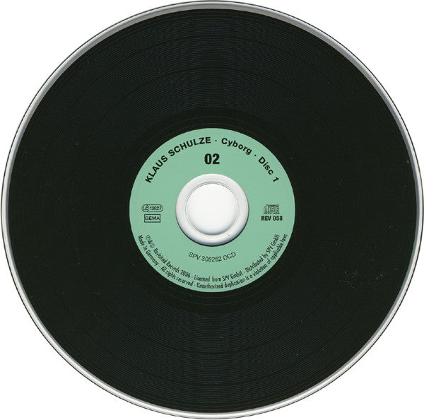 Klaus Schulze : Cyborg (2xCD, Album, RE, Dig)