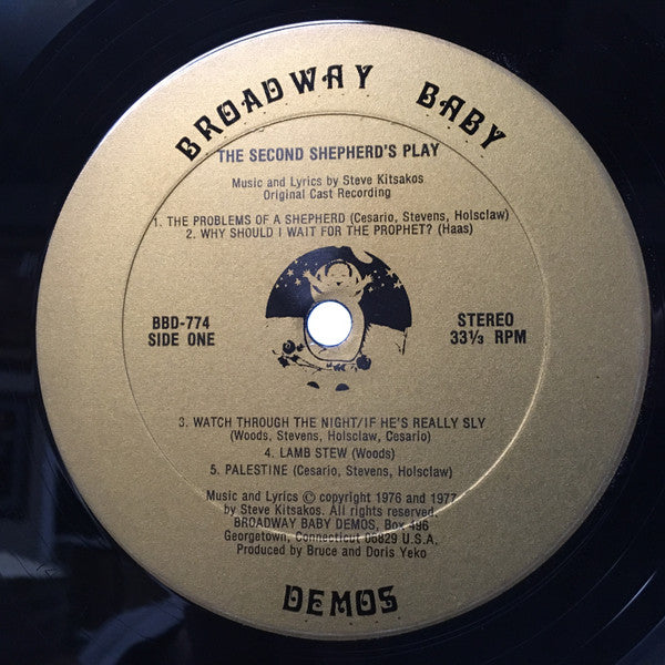 Original Cast* : The Second Shepherd's Play  (LP)