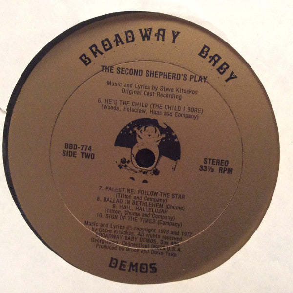 Original Cast* : The Second Shepherd's Play  (LP)