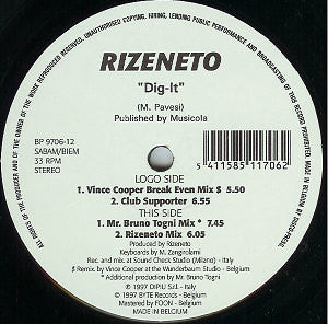 Rizeneto : Dig-It (12")