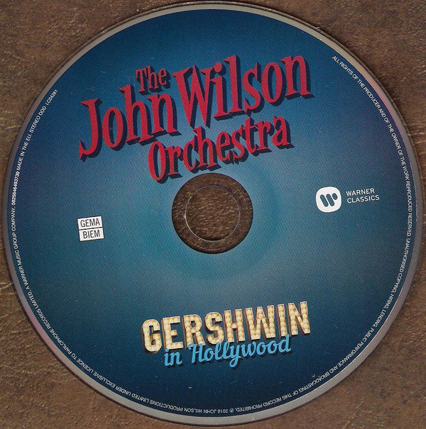 The John Wilson Orchestra : Gershwin In Hollywood: Live At The Royal Albert Hall (CD, Album)