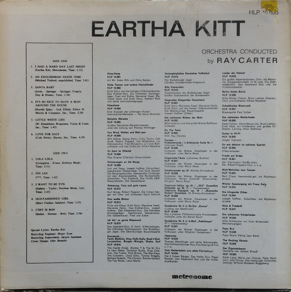 Eartha Kitt : Eartha Kitt (LP, Album)