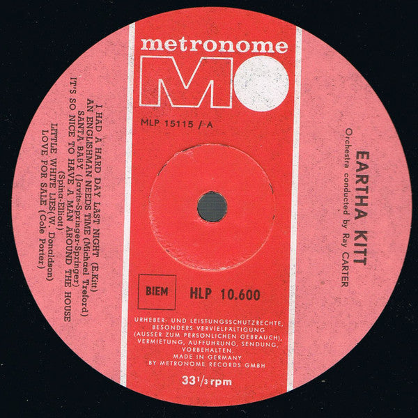 Eartha Kitt : Eartha Kitt (LP, Album)