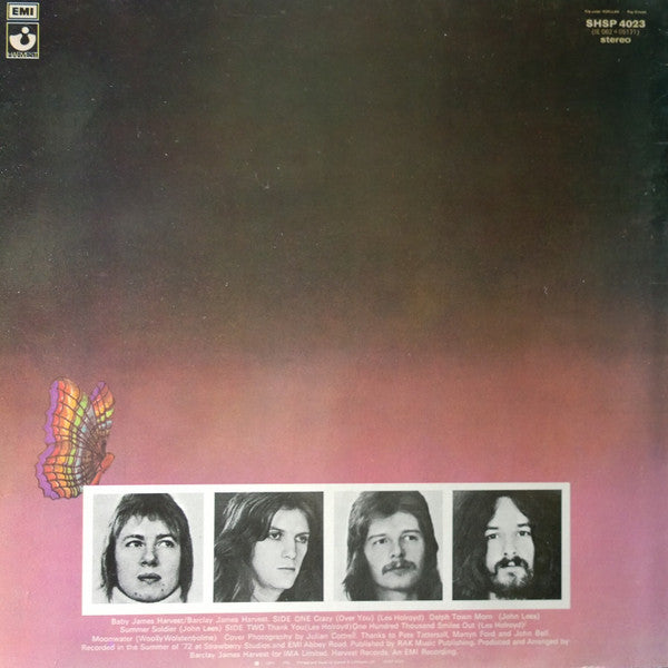 Barclay James Harvest : Baby James Harvest (LP, Album, RE)