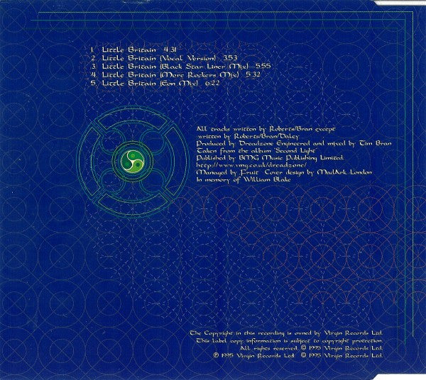 Dreadzone : Little Britain (CD, Single)