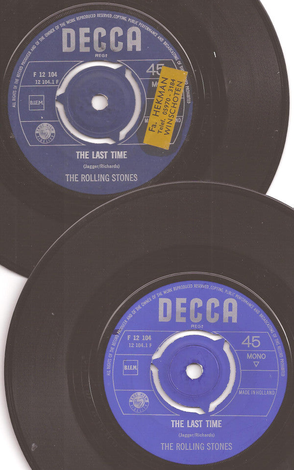 The Rolling Stones : The Last Time / Play With Fire (7", Single, Mono)