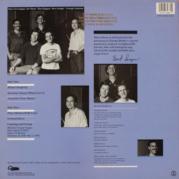 Bert Seager Jazz Quintet : Because They Can (LP)