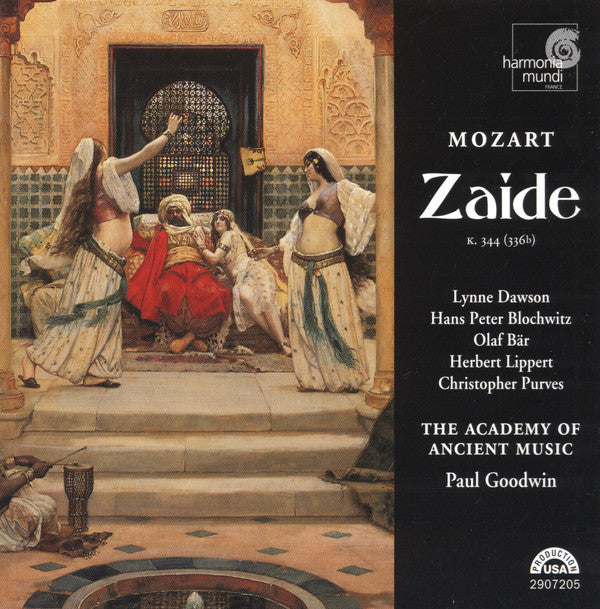 Wolfgang Amadeus Mozart - Lynne Dawson, Hans Peter Blochwitz, Olaf Bär, Herbert Lippert, Christopher Purves, The Academy Of Ancient Music, Paul Goodwin (2) : Zaide K. 344 (336b) (CD)
