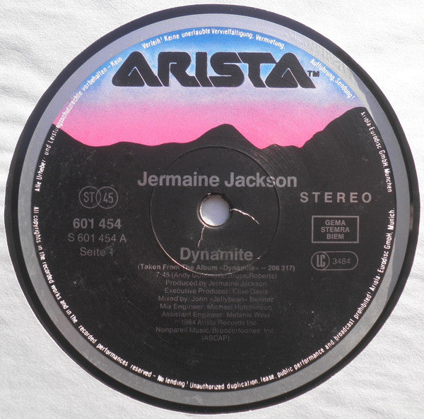 Jermaine Jackson : Dynamite (12", Maxi)