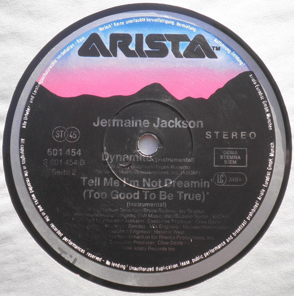 Jermaine Jackson : Dynamite (12", Maxi)