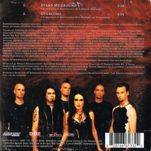 Within Temptation : Stand My Ground (CD, Single, Car)