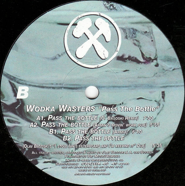 Wodka Wasters : Pass The Bottle (12")