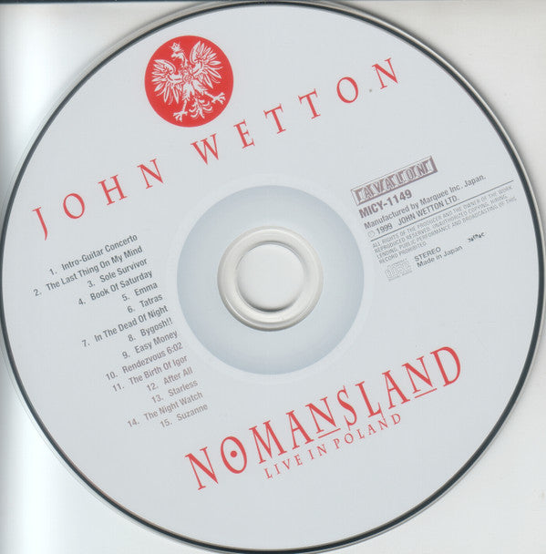 John Wetton : No Mans Land (CD, Album)