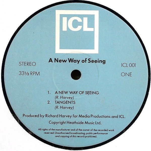 Richard Harvey (2) : A New Way Of Seeing (LP)