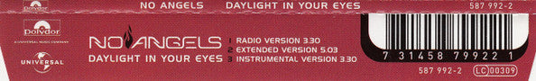 No Angels : Daylight In Your Eyes (CD, Maxi)
