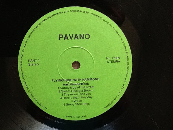 Aart van de Beek : Flying High With Hammond (LP, Album)