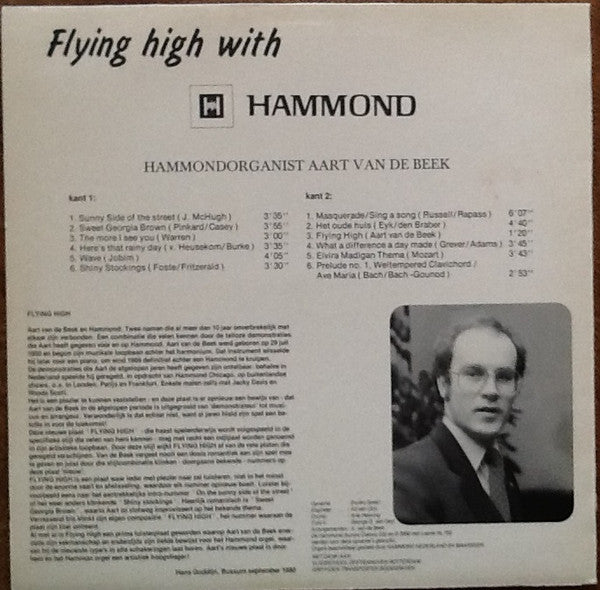 Aart van de Beek : Flying High With Hammond (LP, Album)