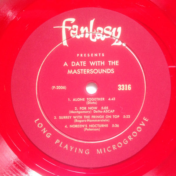 The Mastersounds : A Date With The Mastersounds (LP, Album, Mono, Red)