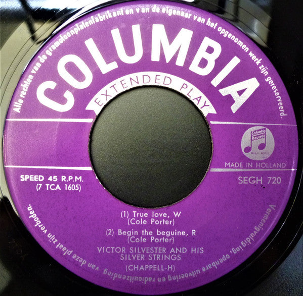 Victor Silvester and His Silver Strings : Change Partners Deel 5 (7", EP)