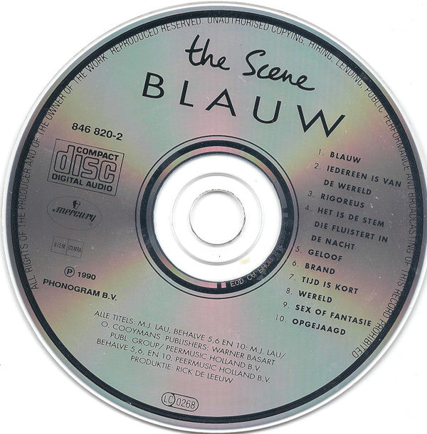 The Scene (2) : Blauw (CD, Album, RE)